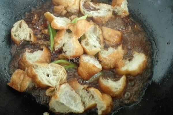面筋烧肉的做法图解8