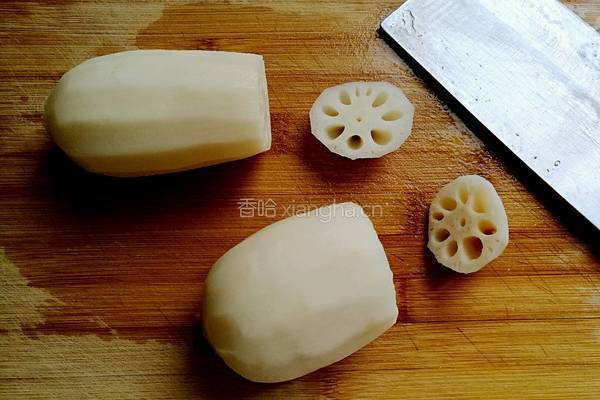 清甜桂花糯米藕的做法图解3