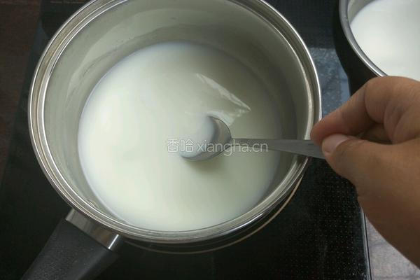 牛奶雪花糕的做法图解4