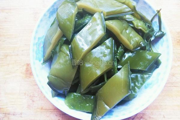 凉拌海白菜的做法图解1
