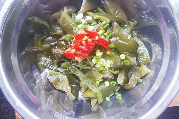 凉拌海白菜的做法图解3