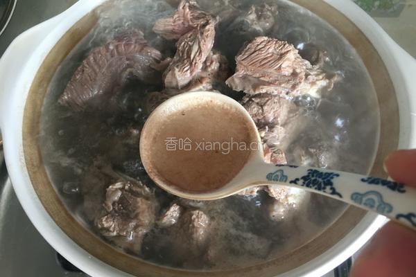 炖牛排骨的做法图解4