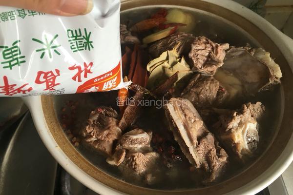 炖牛排骨的做法图解6