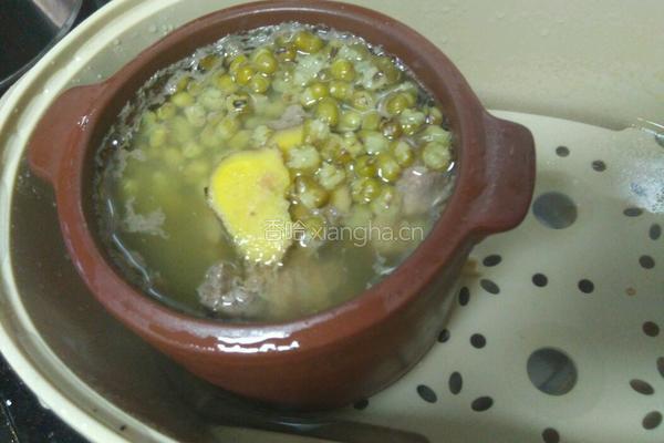 绿豆炖排骨的做法图解6