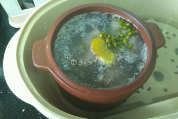 绿豆炖排骨的做法图解5