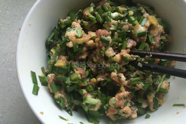 韭菜猪肉水煎包的做法图解7