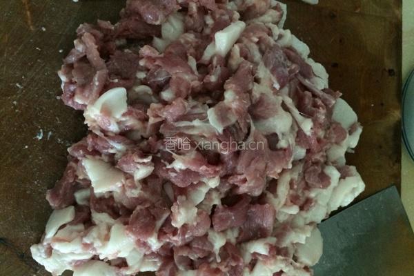 香葱猪肉饺的做法图解2