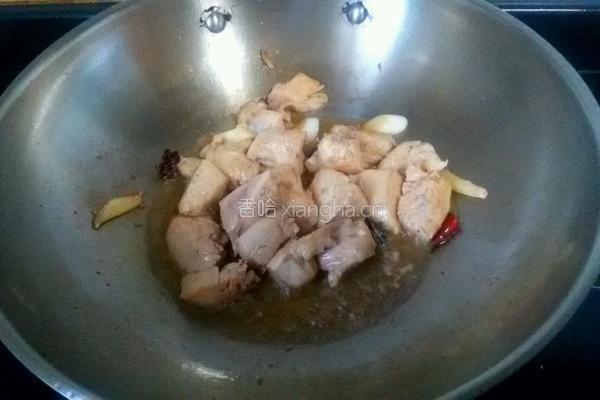 黄豆红烧肉的做法图解5