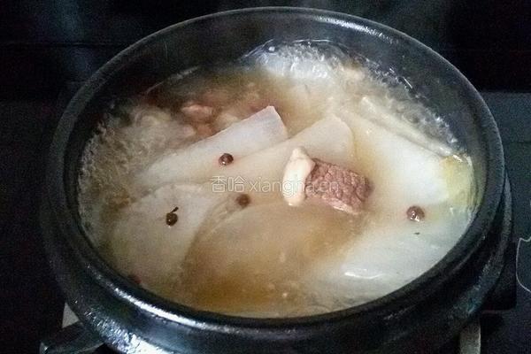 白萝卜羊肉汤的做法图解9