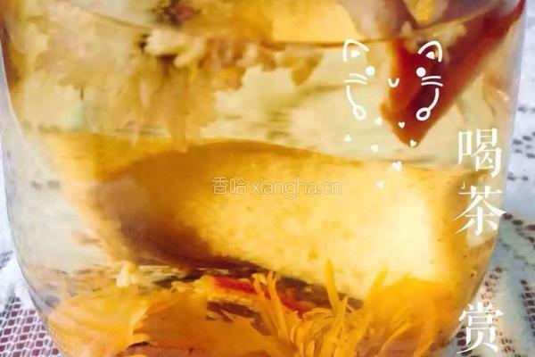 桂花雪梨润肺茶的做法图解2