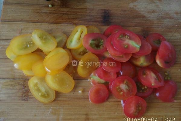 爱心圣女果煎饼的做法图解6
