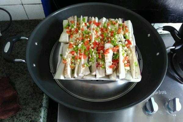 清蒸茄子的做法图解4
