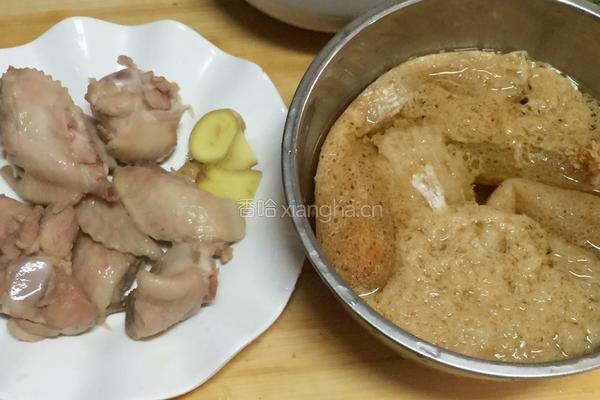 竹荪鸡肉汤的做法图解1