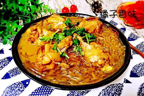 鸡肉炖粉条的做法图解13