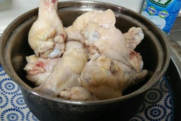 鸡肉炖粉条的做法图解3
