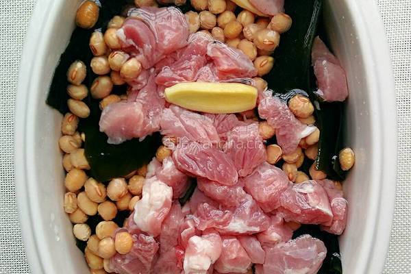 海带炖黄豆的做法图解5