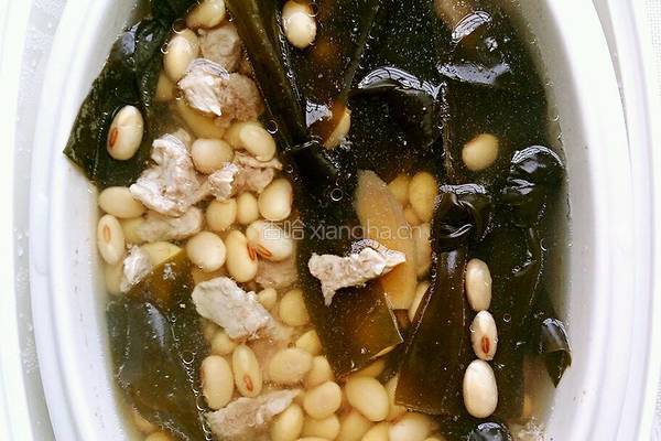 海带炖黄豆的做法图解6
