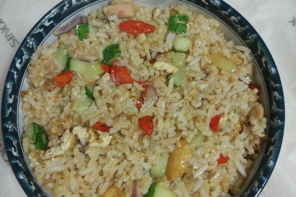 金枪鱼炒饭的做法图解9