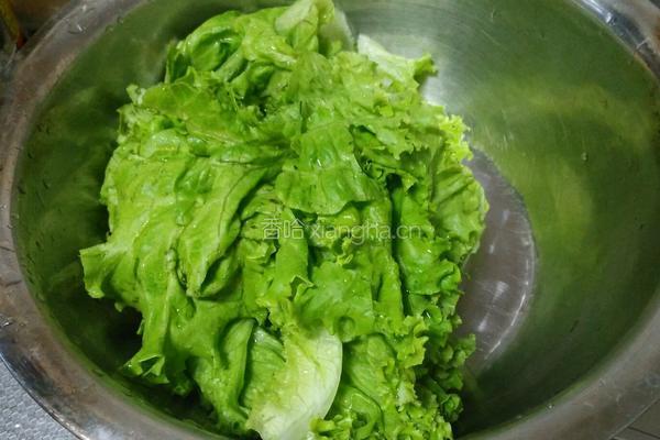 拌生菜的做法图解1