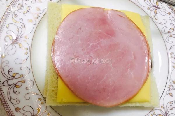 鸡蛋三明治的做法图解3