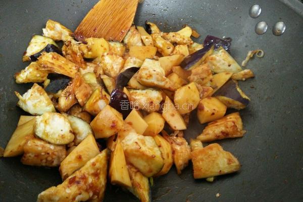 酱茄子土豆的做法图解5