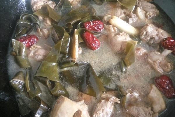 海带结炖老鸭的做法图解5