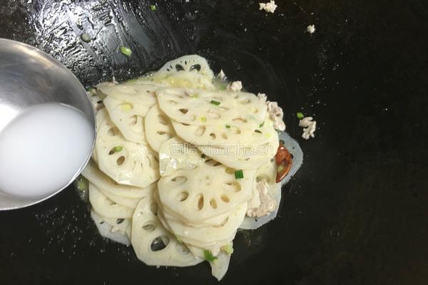 肉炒藕片的做法图解8