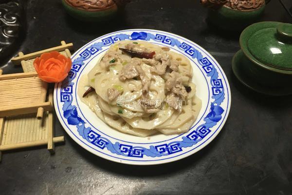 肉炒藕片的做法图解10