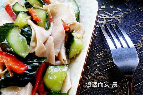 黄瓜拌豆腐皮的做法图解13