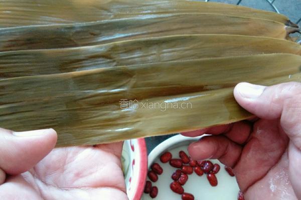 传统红豆沙粽子的做法图解4