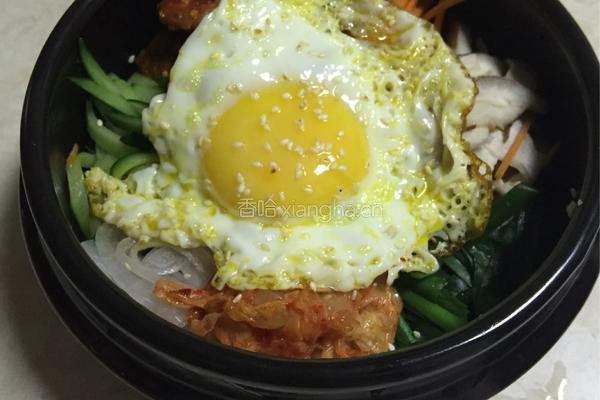 韩式石锅拌饭的做法图解6