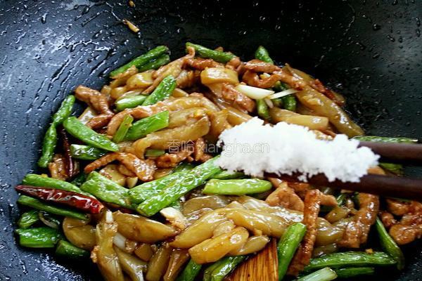 豆角烧茄子的做法图解14