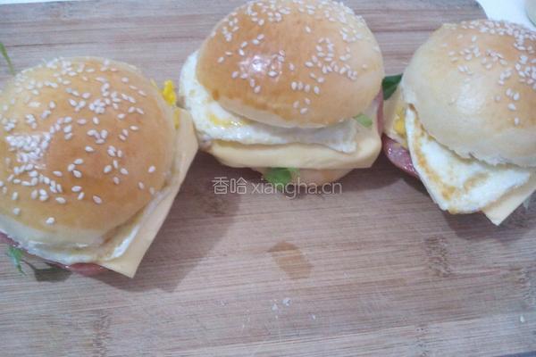 鸡蛋汉堡的做法图解8
