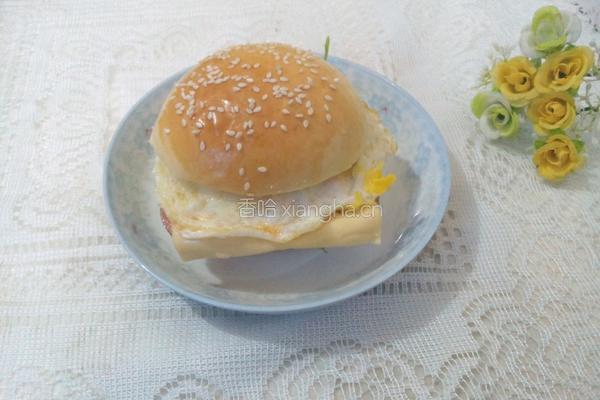 鸡蛋汉堡的做法图解9