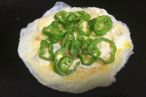 青椒煎蛋的做法图解7