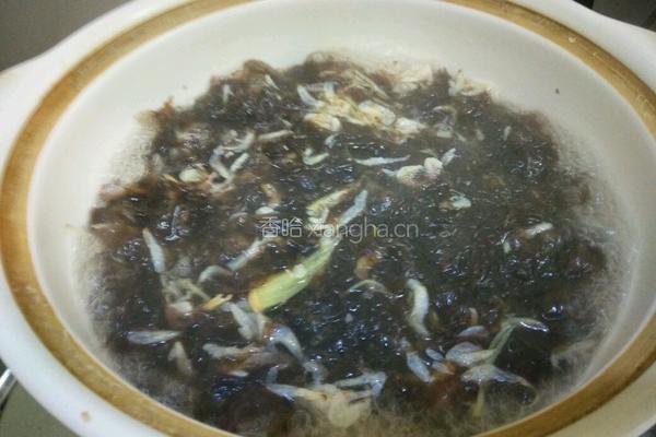 紫菜虾米汤的做法图解7