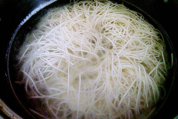 青菜面的做法图解2