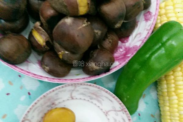 水炒板栗的做法图解1