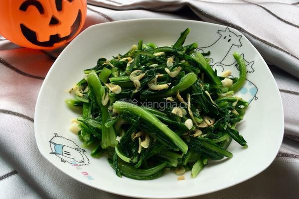 蒜炒油麦菜的做法图解5