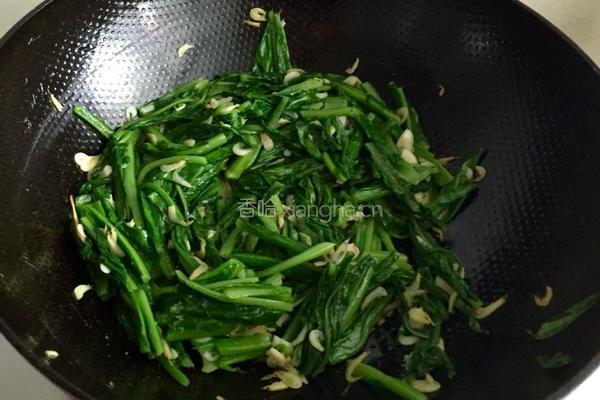 蒜炒油麦菜的做法图解4