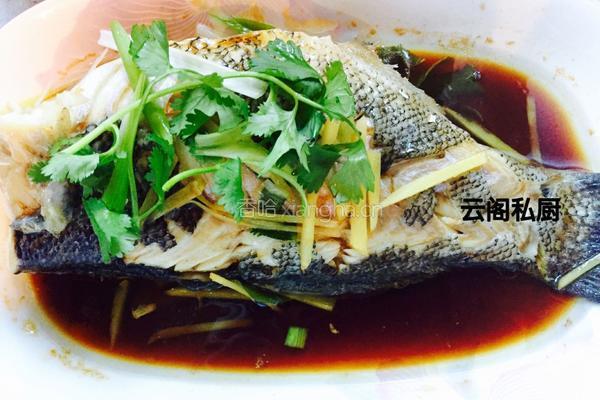 清蒸石斑鱼的做法图解7