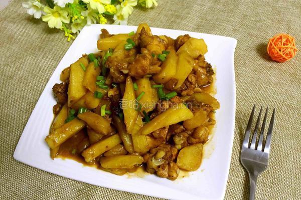 土豆炒鸡的做法图解8