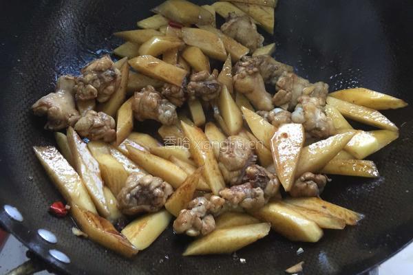 土豆炒鸡的做法图解5