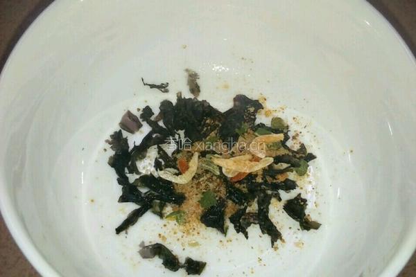 紫菜虾皮猪肉火腿云吞的做法图解5