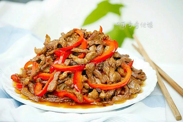 红椒炒肉（甜椒肉丝）的做法图解10