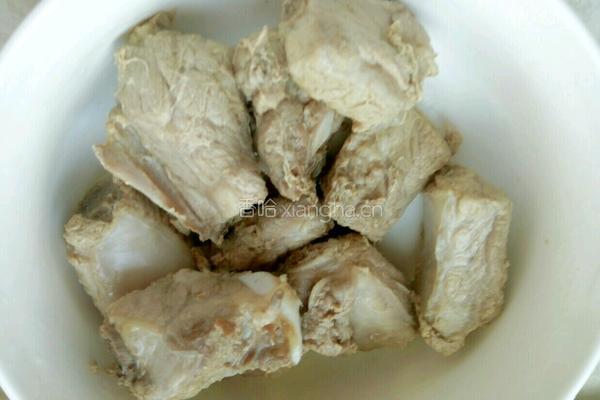 豆角烧排骨的做法图解3