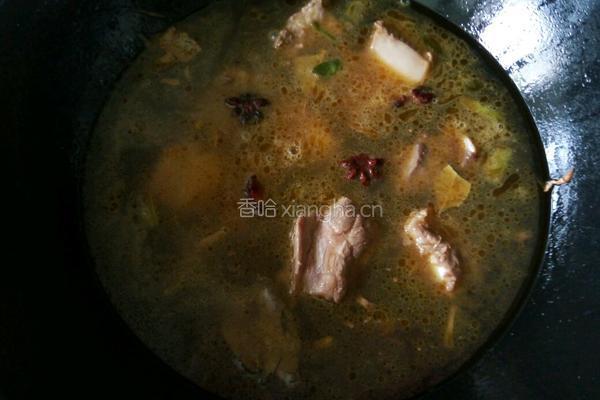 豆角烧排骨的做法图解7