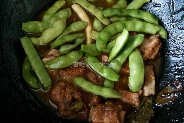 豆角烧排骨的做法图解9
