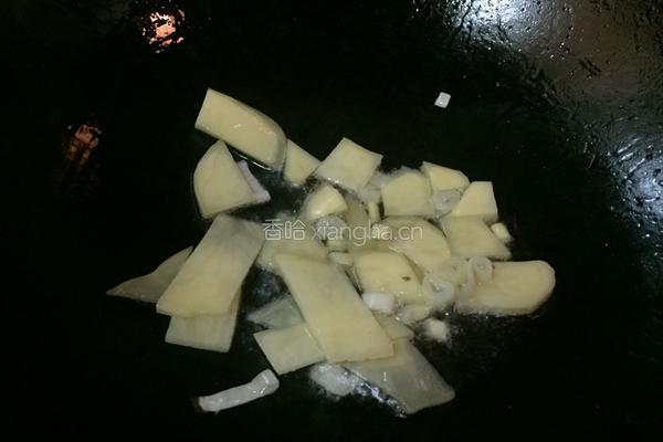 炒火腿的做法图解2