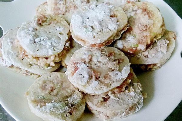酥炸藕合的做法图解7